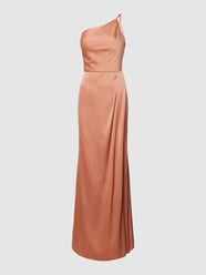 Avondjurk met one shoulder-band van Laona Oranje - 46