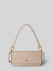 Handtasche mit Label-Detail von CK Calvin Klein Beige - 2
