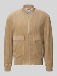 Regular Fit Blouson aus reiner Baumwolle Modell 'MADS' von Jake*s Studio Men Beige - 1