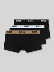Obcisłe bokserki z mieszanka bawełny w zestaw 3 szt. od BOSS - 24