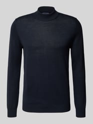 Gebreide pullover van een mix van merinowol met opstaande kraag van Christian Berg Men - 31