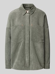 Relaxed fit corduroy blouse met borstzakken, model 'JANINE-RAI' van Only - 13
