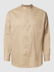 Koszula casualowa PLUS SIZE ze stójką od Jack & Jones Plus Beżowy - 8