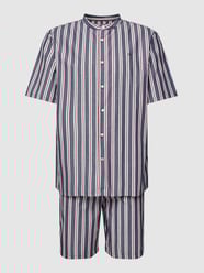 Pyjama mit Streifenmuster Modell 'WOVEN' von Tommy Hilfiger Rot - 19