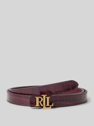 Riem van runderleer met pinsluiting van Lauren Ralph Lauren Bruin - 28