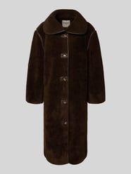 Lange jas van teddybont, model 'Carmen' van Neo Noir - 18