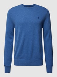 Kaschmirpullover mit Brand-Stitching von Polo Ralph Lauren Blau / Türkis - 6