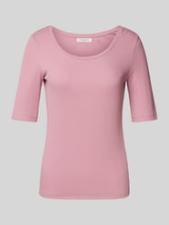 T-Shirt in Ripp-Optik von Christian Berg Woman Rosa - 13