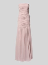 Maxikleid im Off-Shoulder-Look mit Raffungen von unique Pink - 4