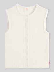 Slim Fit Top in Rippstrick mit Knopfleiste von Levi's® - 12