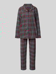 Pyjama met reverskraag, model 'XMAS' van Happy Shorts - 28