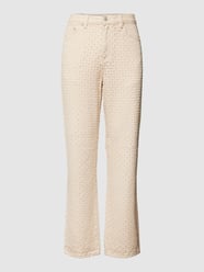 Hose mit Lochmuster Modell 'BULLET BEIGE' von REVIEW Beige - 34