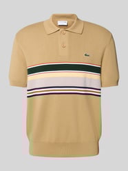 Regular Fit Poloshirt aus Baumwoll-Mix von Lacoste Beige - 28