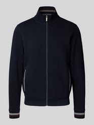 Sweatjacke mit Stehkragen von bugatti - 9