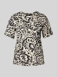T-shirt z okrągłym dekoltem model ‘CADINE’ od Weekend Max Mara - 36