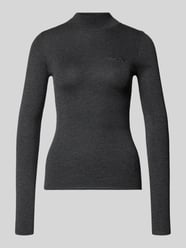 sweter z dzianiny krój slim fit z mieszanka wiskozy z domieszką kaszmiru od Karo Kauer - 11
