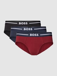 Slip mit elastischem Bund im 3er-Pack von BOSS Bordeaux - 1