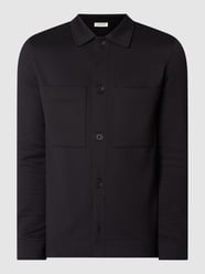Jack van sweatstof met stretch, model 'Bernie' van Selected Homme Blauw - 47