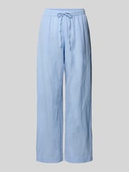Straight Fit Leinenhose mit Eingrifftaschen Modell 'Sonar' von Neo Noir - 10