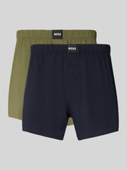 regular fit boxershort uit katoenmix in set van 2 model '2P JERSEY BOXER ' van BOSS - 13
