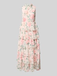 Tailliertes Freizeitkleid mit Volants Modell 'FELICIA' von VERO MODA Pink - 8