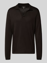 Regular fit poloshirt met V-hals, model 'BOLLO' van Cinque - 17