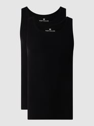 Tanktop aus Baumwolle im 2er-Pack von Tom Tailor Schwarz - 37