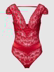 Body met kant, model 'Adele' van s.Oliver RED LABEL Rood - 6