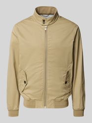 Jack met opstaande kraag en klepzakken van Christian Berg Men Beige - 17