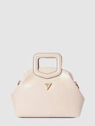 Handtasche mit Label-Applikation von Guess Braun - 43