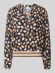 Regular Fit Blusenshirt im Allover-Look von Emily Van den Bergh - 9