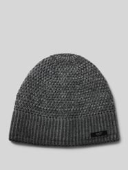 Beanie mit Label-Detail Modell 'NOAR' von Barts Grau - 26