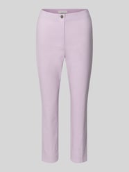 Spodnie materiałowe o kroju slim fit w skróconym kroju od Christian Berg Woman - 27