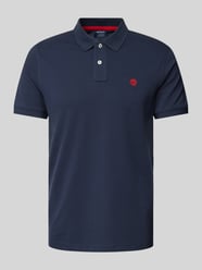 Regular Fit Poloshirt mit Label-Stitching von MCNEAL Blau - 18