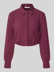 Blousenshirt met platte kraag van Rinascimento Bordeaux - 2