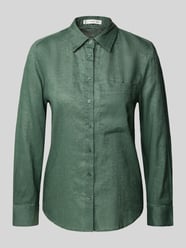 Regular Fit Leinenbluse mit Brusttasche von Mango - 2