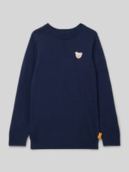 Sweter z dzianiny z domieszką kaszmiru od Steiff - 14