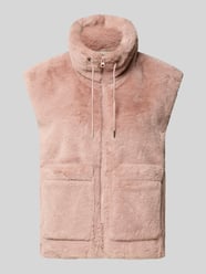 Bodywarmer met opstaande kraag model 'FONY' van FREE/QUENT Fuchsia - 20