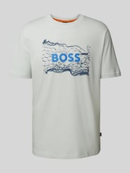 T-shirt met labelprint van BOSS Orange - 23