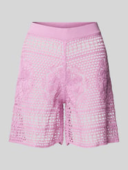 Loose Fit Shorts mit Häkelspitze Modell 'NUSA' von Mango Pink - 14