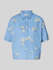 relaxed fit vrijetijdsoverhemd met een bloemige all-over print model 'Bea' van 0039 Italy - 27