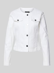 Jeansjacke mit Leistentaschen von comma - 35