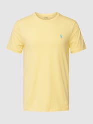 T-Shirt mit Label-Stitching von Polo Ralph Lauren Gelb - 44