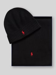 Mütze und Schal im Set aus reiner Wolle von Polo Ralph Lauren - 43
