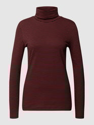 Shirt met lange mouwen met streepmotief van Esprit Grijs / zwart - 47