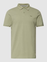 Poloshirt mit Logo-Stitching von s.Oliver RED LABEL Grün - 23