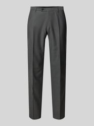 Slim Fit Anzughose mit Bügelfalten Modell 'Cedric' von CG – CLUB of GENTS - 6