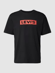 T-shirt met logoprint van Levi's® Zwart - 7