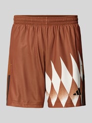 Regular fit sweatshorts met all-over motief van adidas Sportswear - 2
