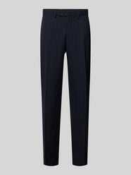 Slim fit pantalon met persplooien van Christian Berg Men - 14